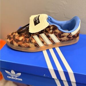 Adidas Kids Brown Leopard Sneakers